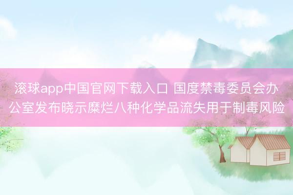 滚球app中国官网下载入口 国度禁毒委员会办公室发布晓示糜烂八种化学品流失用于制毒风险
